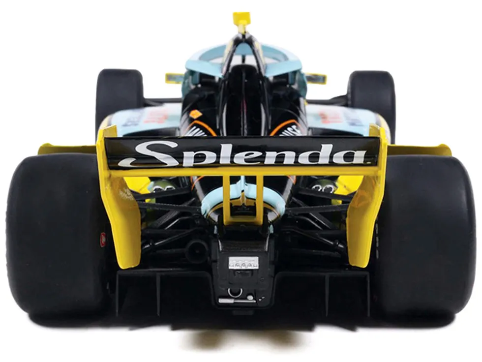 Dallara IndyCar #21 Christian Rasmussen "Splenda" Ed Carpenter Racing (Road Course Configuration) "NTT IndyCar Series" (2026) 1/18 Diecast Model Car by IXO Models