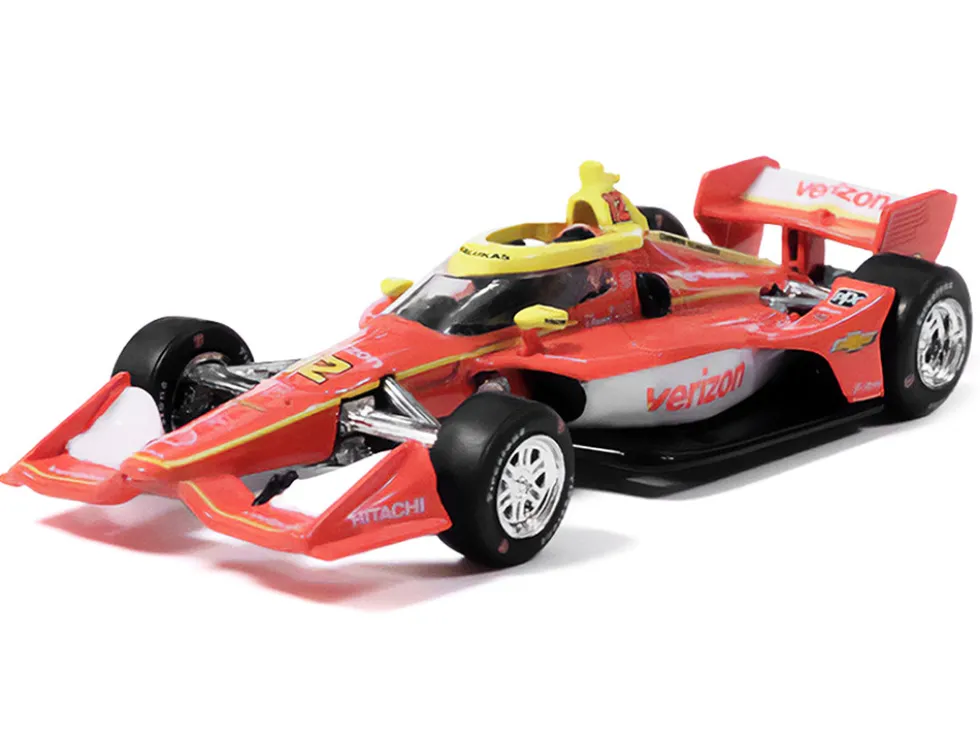 Dallara IndyCar #12 David Malukas "Verizon" Team Penske (Road Course Configuration) "NTT IndyCar Series" (2026) 1/64 Diecast Model Car by IXO Models