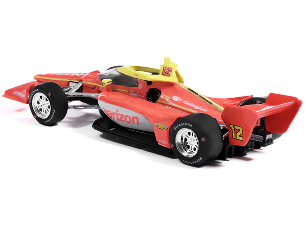 Dallara IndyCar #12 David Malukas "Verizon" Team Penske (Road Course Configuration) "NTT IndyCar Series" (2026) 1/64 Diecast Model Car by IXO Models