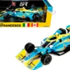 Dallara IndyCar #29 Devlin DeFrancesco "WOOOOO Energy" Andretti Steinbrenner Autosport (Road Course Configuration) "NTT IndyCar Series" (2023) 1/18 Diecast Model Car by Greenlight