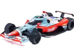 Dallara IndyCar #33 Ed Carpenter "Slim Fast" Ed Carpenter Racing (Road Course Configuration) "NTT IndyCar Series" (2026) 1/64 Diecast Model Car by IXO Models