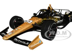Dallara IndyCar #33 Ed Carpenter Bitnile Ed Carpenter Racing NTT IndyCar Series 2023 1/18 Diecast Model Car Greenlight 11216