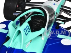 Dallara IndyCar #28 Marcus Ericsson "Delaware Life" Andretti Autosport "NTT IndyCar Series" (2024) 1/18 Diecast Model Car by Greenlight
