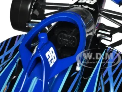 Dallara IndyCar #28 Romain Grosjean DNSFilter Andretti Autosport Road Course Configuration NTT IndyCar Series 2023 1/18 Diecast Model Car Greenlight 11223