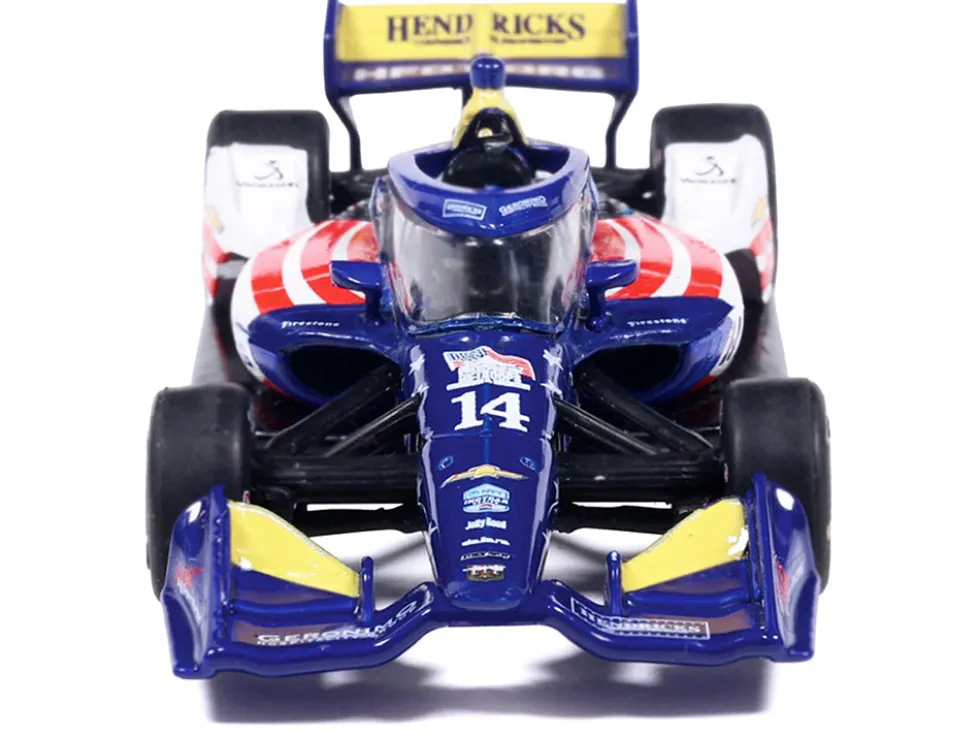 Dallara IndyCar #14 Santino Ferrucci "HFOT.Org" AJ Foyt Racing (Road Course Configuration) "NTT IndyCar Series" (2026) 1/64 Diecast Model Car by IXO Models