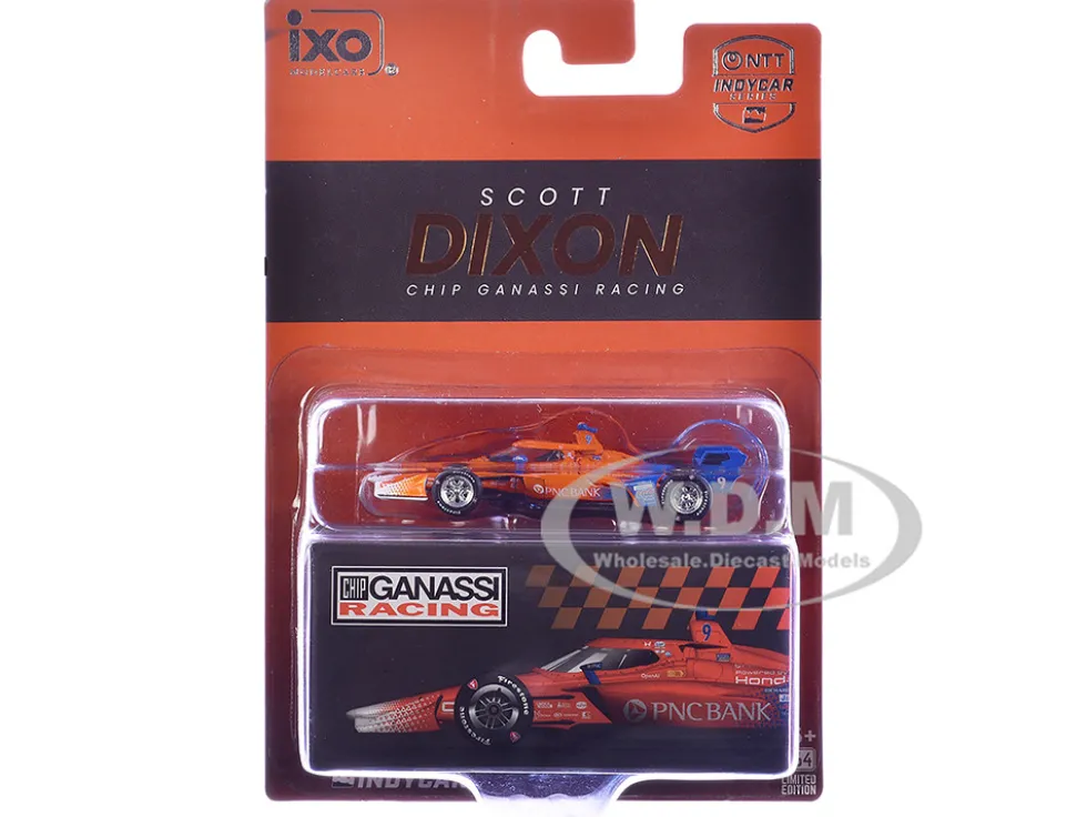 Dallara IndyCar #9 Scott Dixon "PNC Bank" Chip Ganassi Racing (Road Course Configuration) "NTT IndyCar Series" (2026) 1/64 Diecast Model Car by IXO Models