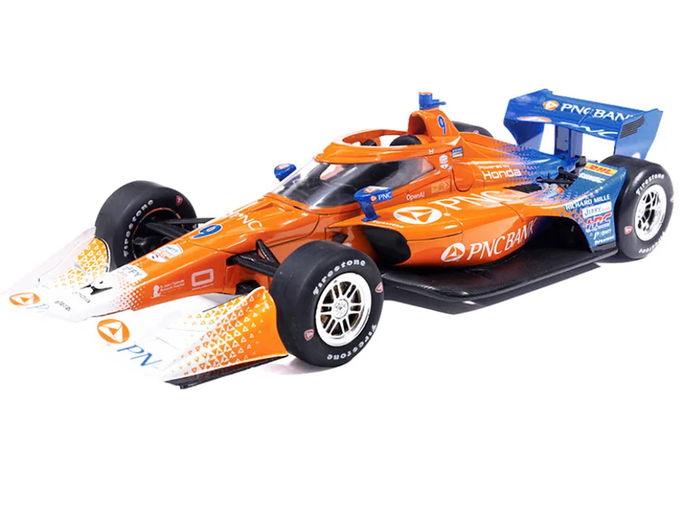 Dallara IndyCar #9 Scott Dixon "PNC Bank" Chip Ganassi Racing (Road Course Configuration) "NTT IndyCar Series" (2026) 1/18 Diecast Model Car by IXO Models