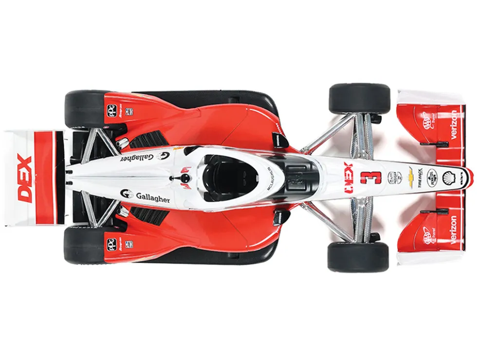 Dallara IndyCar #3 Scott McLaughlin "DEX" Team Penske (Road Course Configuration) "NTT IndyCar Series" (2026) 1/18 Diecast Model Car by IXO Models