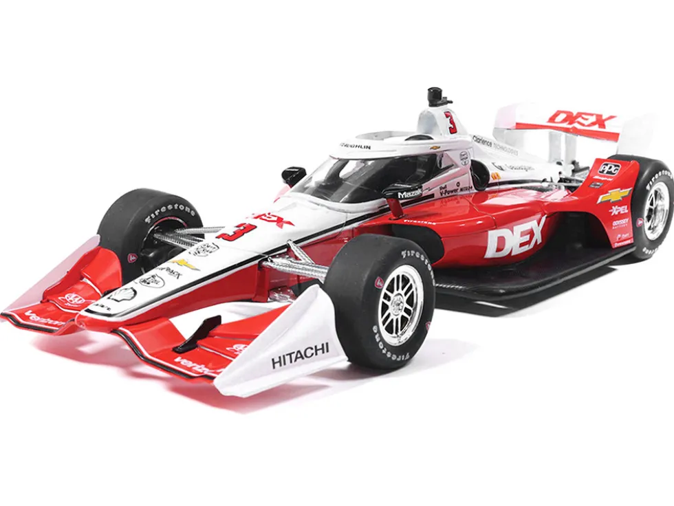 Dallara IndyCar #3 Scott McLaughlin "DEX" Team Penske (Road Course Configuration) "NTT IndyCar Series" (2026) 1/18 Diecast Model Car by IXO Models