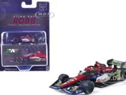 Dallara IndyCar #77 Sting Ray Robb "Goodheart Animal Health Center" Juncos Hollinger Racing (Road Course Configuration) "NTT IndyCar Series" (2026) 1/64 Diecast Model Car by IXO Models