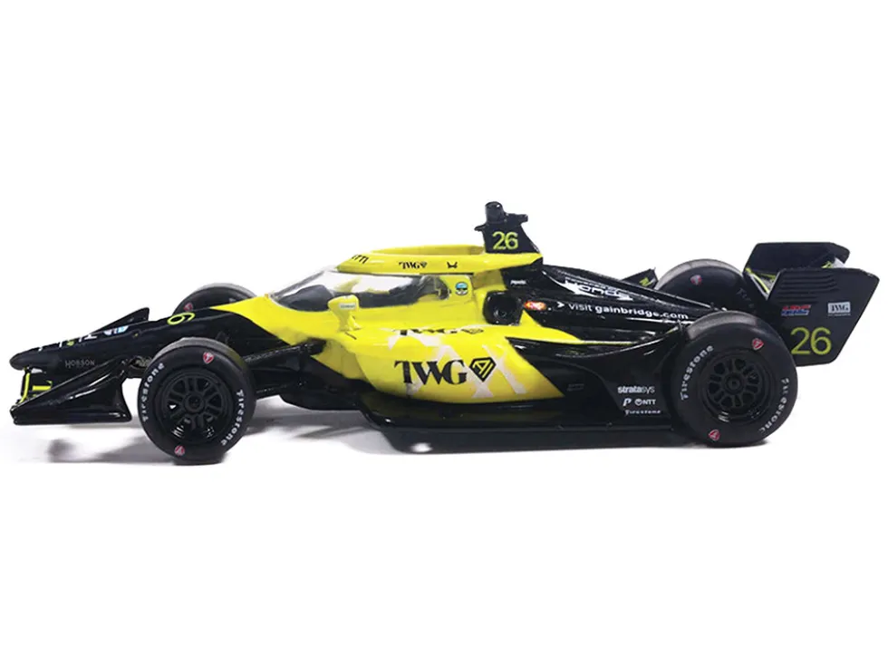 Dallara IndyCar #26 Will Power "TWG" Andretti Global (Road Course Configuration) "NTT IndyCar Series" (2026) 1/64 Diecast Model Car by IXO Models