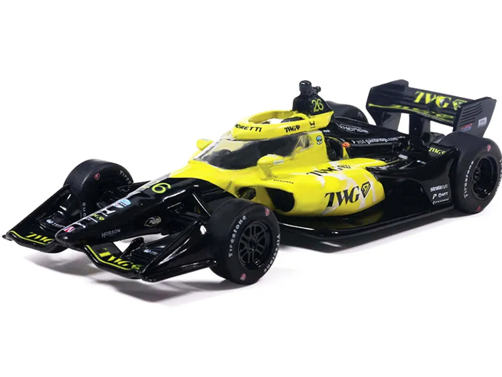 Dallara IndyCar #26 Will Power "TWG" Andretti Global (Road Course Configuration) "NTT IndyCar Series" (2026) 1/64 Diecast Model Car by IXO Models