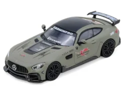 DarwinPRO iMP-Performance AMG GT "Goblin Group" Matt Green with Black Top 1/64 Diecast Model Car by Inno Models
