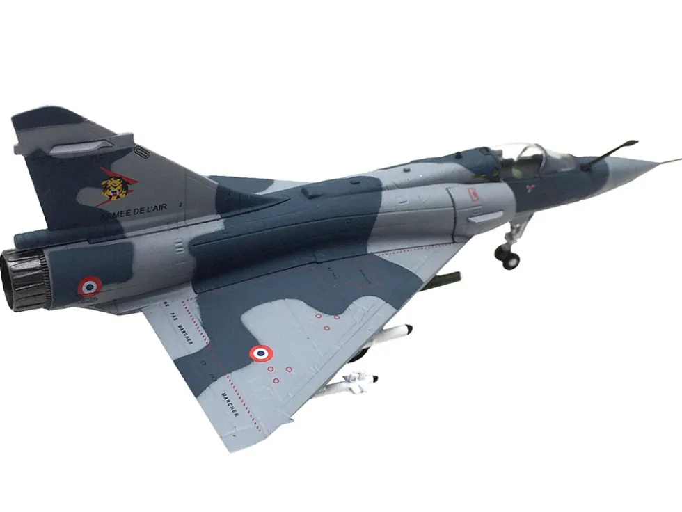 Dassault Mirage 2000C Fighter Aircraft "EC 1/12, Cambresis, SPA 162 Tigre, NATO Tiger Meet, Belgium" (2009) Armee de l'Air (French Air Force) 1/100 Diecast Model Airplane