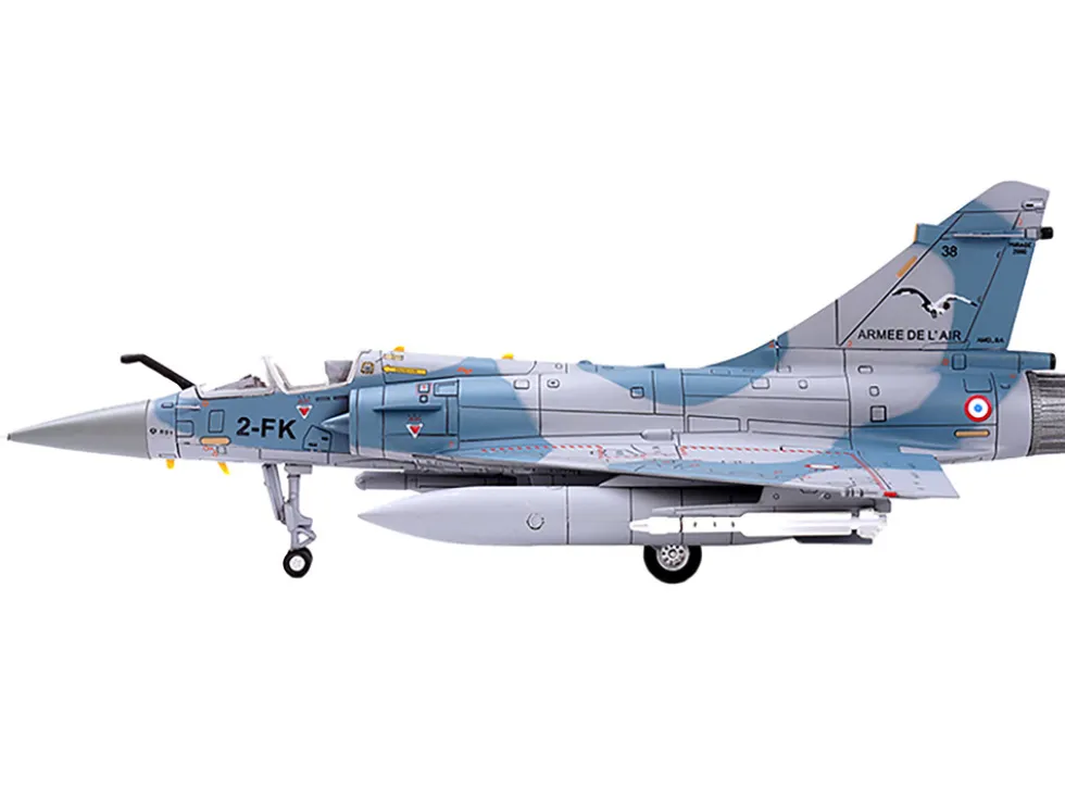 Dassault Mirage 2000 5F Fighter Aircraft 2 FK Cigognes French Air Force Wing Series 1/72 Diecast Model Panzerkampf 14626PC