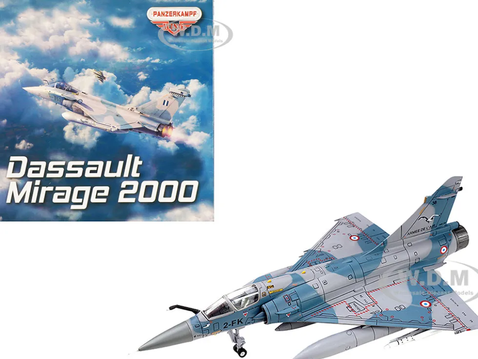 Dassault Mirage 2000 5F Fighter Aircraft 2 FK Cigognes French Air Force Wing Series 1/72 Diecast Model Panzerkampf 14626PC