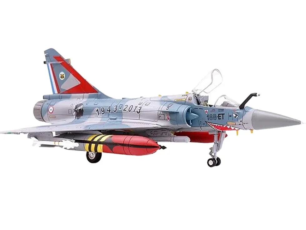 Dassault Mirage 2000 5F Fighter Aircraft 70th Anniversary of Corsica Squadron French Air Force Wing Series 1/72 Diecast Model Panzerkampf 14626PA