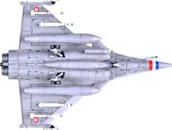 Dassault Rafale C Fighter Jet Regiment de Chasse 2 30 Normandie-Niemen 75th Anniversary Edition with Missile Accessories Panzerkampf Wing Series 1/72 Scale Model Panzerkampf 14616PA