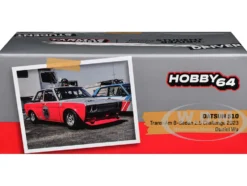 Datsun 510 #74 Daniel Wu "Trans-Am B-Sedan 2.5 Challenge" (2023) Silver and Red "Hobby64" Series 1/64 Diecast Model Car by Tarmac Works