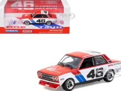 Datsun 510 #46 John Morton "Brock Racing Enterprises" Winner "Trans-Am 2.5 Championship" (1971) "Hobby64" Series 1/64 Diecast Model Car by Tarmac Works