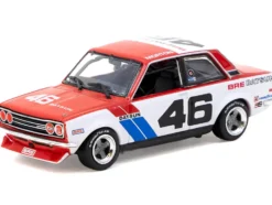 Datsun 510 #46 John Morton "Brock Racing Enterprises" Winner "Trans-Am 2.5 Championship" (1971) "Hobby64" Series 1/64 Diecast Model Car by Tarmac Works