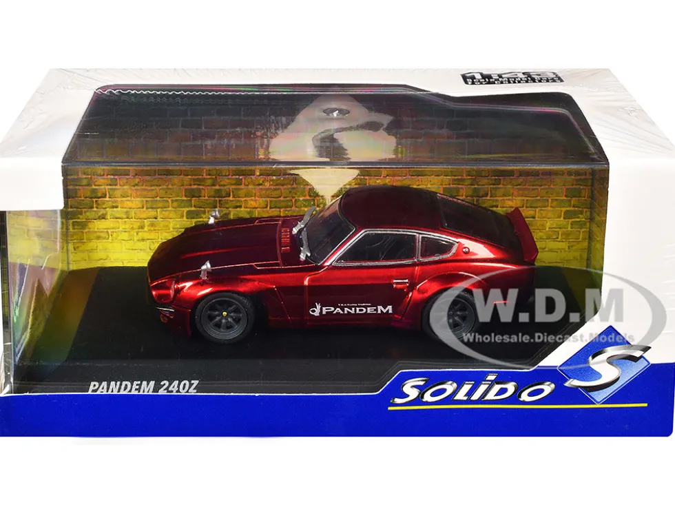 Datsun Pandem 240Z Red Metallic 1/43 Diecast Model Car by Solido