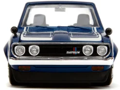 1972 Datsun 620 Pickup Truck Blue Metallic and Cream "JDM Tuners" Series 1/24 Diecast Model Car by Jada