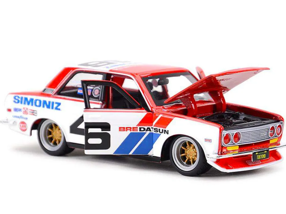 Datsun 510 #46 Simoniz BRE Brock Racing Enterprises Tokyo Mod 1/24 Diecast Model Car Maisto 32532