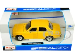 1971 Datsun 510 Yellow Special Edition 1/24 Diecast Model Car Maisto 31518