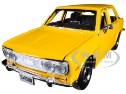 1971 Datsun 510 Yellow Special Edition 1/24 Diecast Model Car Maisto 31518