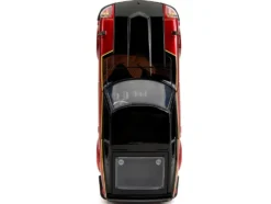 1972 Datsun 240Z Black and Red Metallic with Graphics Fast X 2023 Movie Fast & Furious Series 1/24 Diecast Model Car Jada 34916