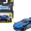 1972 Datsun 240Z Blue Metallic 1/64 Diecast Model Car Muscle Machines 15568BL