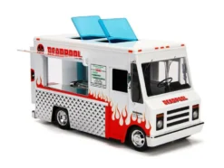 Deadpool Taco Truck Deadpool Diecast Figure Marvel Series 1/24 Diecast Model Jada 99730