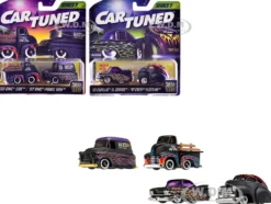 Dead Sleds Double Pack Series 7 Set of 4 Cars Diecast Model Cars by CarTuned
