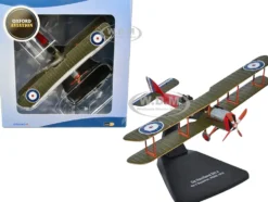 De Havilland DH4 Bomber Plane 5 Squadron Royal Naval Air Service 1918 Oxford Aviation Series 1/72 Diecast Model Airplane Oxford Diecast AD004
