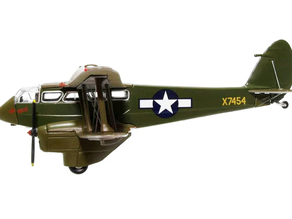 De Havilland D H 89 Dominie Dragon Rapide Aircraft Wee Wullie 27th Air Force Group 8th AF USAAF 1/72 Diecast Model Airplane Oxford Diecast 72DR015