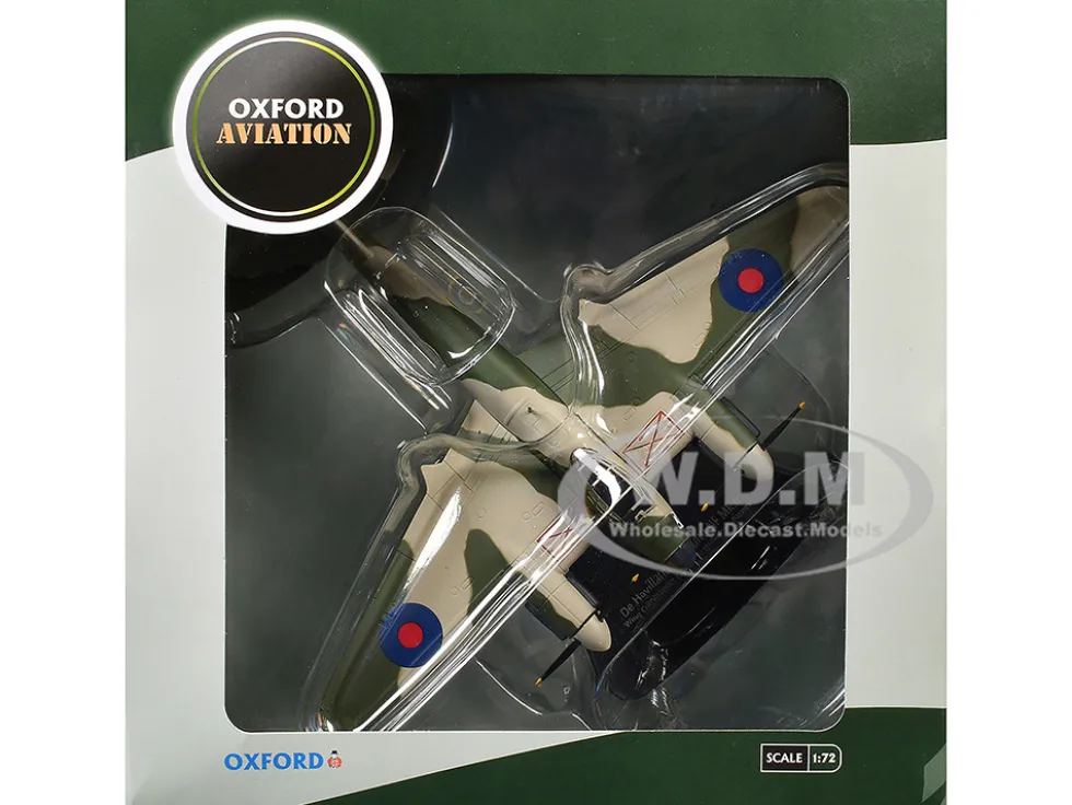 De Havilland Mosquito NF MKII Aircraft "Wing Commander Peter G. Wykeham-Barnes, No. 23 Squadron, Luqa, Malta" (1943) Royal Air Force "Oxford Aviation" Series 1/72 Diecast Model Airplane by Oxford Diecast