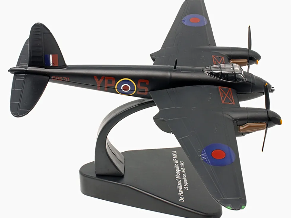De Havilland Mosquito NF MK II War Plane 23 Squadron RAF 1943 Oxford Aviation Series 1/72 Diecast Model Airplane Oxford Diecast AC102