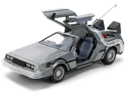 DeLorean Brushed Metal Time Machine with Lights