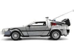 DeLorean Brushed Metal Time Machine with Lights