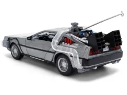 DeLorean Brushed Metal Time Machine with Lights