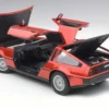 Delorean DMC 12 Metallic Red 1/18 Model Car Autoart 79918