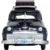 1946 DeSoto Suburban Roof Rack Luggage Butterfly Blue Metallic Crystal Gray Top 1/87 HO Scale Diecast Model Car Oxford Diecast 87DS46004