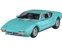 1972 De Tomaso Pantera Verde Aqua 1/64 Diecast Model Car by Paragon Models