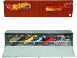 2022 Deutschland Design 5 piece Set with Container Car Culture Series Diecast Model Cars Hot Wheels HFF41