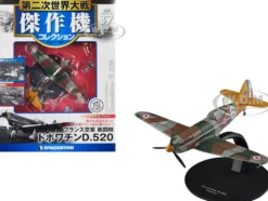 Dewoitine D 520 Fighter Aircraft French Air Force 1/72 Diecast Model DeAgostini DAWF37