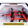 Disc Harrow Folding Wings Orange Classic Series 1/16 Diecast Model Speccast CUST1732