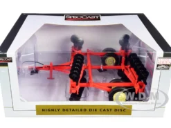Disc Harrow Folding Wings Orange Classic Series 1/16 Diecast Model Speccast CUST1732