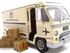1961 Divco Di Vidend Step Van Cream 1/34 Diecast Model Car Unique Replicas 18531