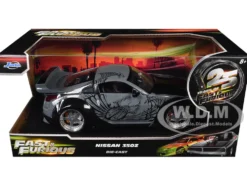 D.K.'s Nissan 350Z Gray and Black with Graphics